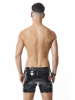 Hose FABIANO PVC kurz schwarz 