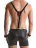 Hose FEDERICO Wetlook Shorts schwarz 