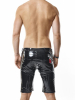 Hose PIERO PVC kurz schwarz 