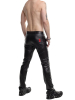 Hose VITALE Wetlook schwarz 