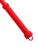 Peitsche VIPER Singletail Silikon 60cm rot 