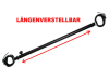 Spreizstange 70-120cm + Leder-Fesseln 