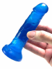 TOYZ4 LOVERS Dildo Transparent blau 13,5cm 