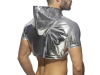 ADDICTED Croptop - silber 