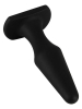 Butt Plug Silikon 10x3cm schwarz 