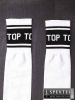 BARCODE Socken weiss - schwarz TOP 