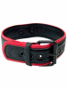 BRUTUS Puppy Hunde-Halsband schwarz-rot 