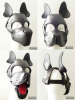 K9 Hunde-Maske mit abnehmbarer Schnauze / Maulkorb 