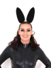 Leder Bunny Ears schwarz 