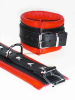 Leder-Handfesseln, rot - 5 cm 