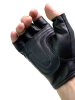 Leder-Handschuhe Fingerlos schwarz 