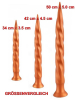 Long Tail Soft Butt Plug 50cm - large kupfer 