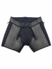 Mister S Neopren TRIPLE ZIP BOXER schwarz 