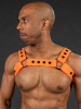 Mister S Silikon Brust Harness orange 
