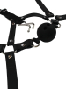 OUCH XTREME Kopfharness mit Knebel / Nasenhaken 