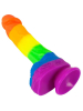 PRIDE Silikon-Dildo mit Saugnapf 