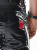 Hose PIERO PVC kurz schwarz 