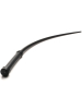 Peitsche VIPER Singletail Silikon 60cm schwarz 