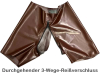 SPEXTER Rubber-Shorts braun 0.35 