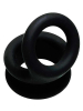 Titus Silikon INFINITY EXTREME Cock & Ball Ring schwarz 