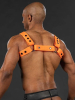 Mister S Silikon Brust Harness orange 