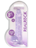 REALROCK Dildo Crystal Clear 8" purple 