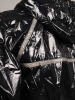 Riegillio Shiny Nylon Tracksuit Jacket - schwarz-grau 