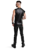 Hose AMEDEO Wetlook schwarz 