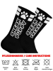 SNEAKFREAXX - WOOF PUPPY schwarz-weiss 
