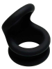 Titus Silikon INFINITY EXTREME Cock & Ball Ring schwarz 