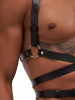 Mister B Leather ICON Harness schwarz 