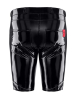 Hose PIERO PVC kurz schwarz 