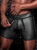 Mister S Neopren TRIPLE ZIP BOXER schwarz 