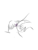 BUTT QUIVER 7fach VIBRATOR - schwarz 