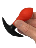 RUDE RIDER Butt Plug aufblasbar schwarz-rot 