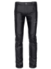 Hose AMEDEO Wetlook schwarz 
