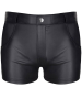 Hose FEDERICO Wetlook Shorts schwarz 