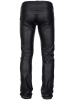 Hose VITTORIO Wetlook schwarz 
