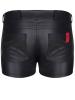 Hose FEDERICO Wetlook Shorts schwarz 